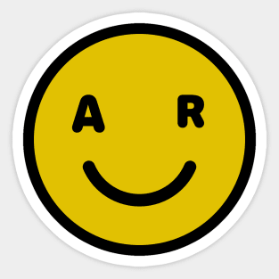 Arkansas Smiley Face Sticker